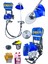 Turbo Motor 2zamanlı Sırt Tipi Tırpan Makinesi Çayır Ot Çalı Çim Biçme 63CC 7.9hp +Disk Eldiven Yağ 2