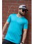Turkuaz Basic Rahat Ince Petek Kumaş Spor Erkek Tshirt 22ETSHPORT 1