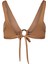 Onltamara Textured Top Normal Kalıp Desenli Tarçın Kadın Bikini Üst 2