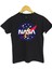 çocuk Siyah Nasa Ön Dijital Baskılı Tişört 1