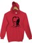 Raf Coll çocuk Kırmızı Kapşonlu Sweatshirt Atatürk Dijital Baskılı Iki Iplik Içi Şardonlu 1