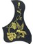 PG154G Pickguard Gitar Pena Koruyucu Bird Flower Sarı Desenli 1