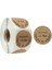 10 Adet Kraft Kağıt Sızdırmazlık Çıkartmaları Boyutu: 2.5cm 1 Inç B-05 (Yurt Dışından) 1