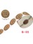 10 Adet Kraft Kağıt Sızdırmazlık Çıkartmaları Boyutu: 2.5cm 1 Inç B-05 (Yurt Dışından) 2