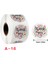 10 Adet Çiçek Teşekkürler Etiket Boyutu: 2.5cm 1 Inç A-16 (Yurt Dışından) 2
