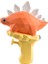4 Adet Çocuk Sevimli Karikatür Dinozor Su Sprey Oyuncak Yaz Plaj Banyo Su Oyuncak (Stegosaurus) (Yurt Dışından) 1