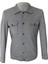 Slim Fit Poly Viskon Baharlık Gri Erkek Mont 1