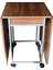 Montajı Yapılmış Katlanır 10 Kişilik Mdf Mutfak Masası Teak 2