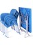 Mandella 80X80 cm Plastik Bahçe Balkon Masa Takımı 4 Kişilik Metal Ayaklı Katlanır Set 2