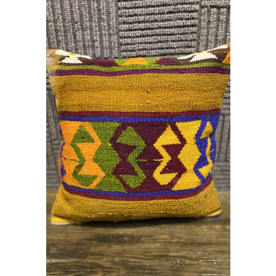 Karun Kilim El Dokuma Antik Kilim Kırlent (Boş Kılıf) Fiyatı