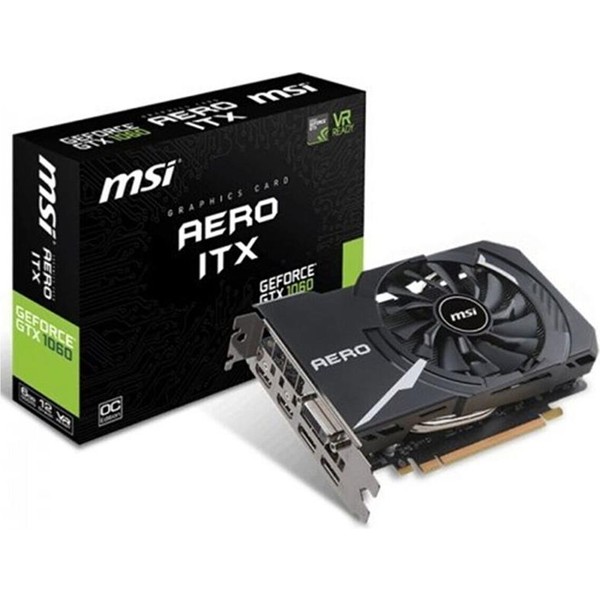 GTX 1060 AERO ITX 6G OC(マイニング未使用) MSI GTX 1060 Aero ITX 6G OC 256 Bit GDDR5 6 GB Ekran Kartı