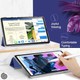 Fibaks Samsung Galaxy Tab A8 10.5 SM-X200 Smart Kapak Standlı Katlanabilir Kılıf + Ekran Koruyucu + Kalem