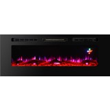 DLC 1800 W 127 cm Ses Efekt'li Bluetooth 3 Renk Elektrikli Siyah Plazma Şömine