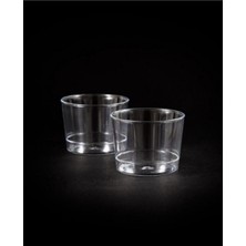 Kristal Plastik Kap 250 cc Bodega 30 Adet (1 Paket) Kapaksız