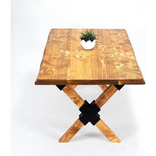 Entema Doğal Ağaç Masif Kütük Masa 60CM x 120CM ( Ağaç Ayak )