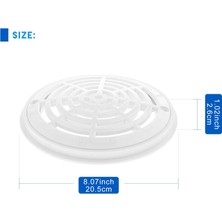 Royal Love 20 cm Ana Drenaj Havuzu Anti Karter Izgara / Vidalar ile Kapak (Yurt Dışından)