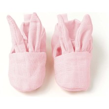 Deux Lapins Bebek Innocent Pink Müslin Bebek Patik Pembe 0-6 Ay
