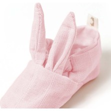 Deux Lapins Bebek Innocent Pink Müslin Bebek Patik Pembe 0-6 Ay