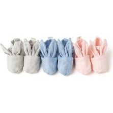 Deux Lapins Bebek Innocent Pink Müslin Bebek Patik Pembe 0-6 Ay
