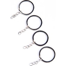 100 Adet Zincirli Anahtarlık Halkası Amigurumi Makrome Anahtarlık