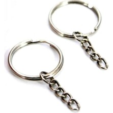 Tumigurumi Metal Anahtarlık Halkası Zincirli – Hobi, El İşi ve Hediye Yapımı İçin