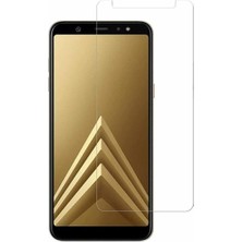 Fibaks Samsung Galaxy A6 2018 Ekran Koruyucu Kısa Temperli Sert Cam 9H Kırılmaz Cam Koruma Maxi