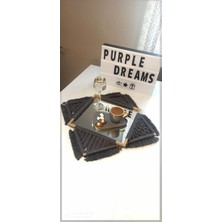 Purple Dreams Makrome Tepsi (Ayna)