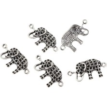 Basto 10 Adet Alaşım Moda Fil Kolye Takı Yapımı Charms 16X11 x 3mm (Yurt Dışından)