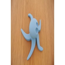 Azm Hırdavat Çebi Çocuk Kulp 443025-503 Açık Mavi Ahtapot Düğme