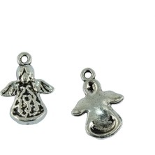 Basto 30 Adet Tibet Gümüş 3D Melek Charms Kolye Kolye Bilezik Yapılar Için (Yurt Dışından)