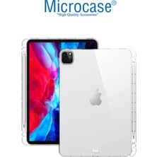 Microcase iPad Pro 11 2021 3.nesil Kalem Koymalı Silikon Kılıf - Şeffaf