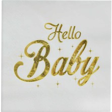 Orhan Ucuzluk Hello Baby Peçete Varakli 33X33 cm ( 16 Adet )