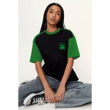 Unisex C4 Dijital Baskılı  Oversize Rahat T-Shirt