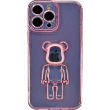 Nettech Apple iPhone 13 Pro Max Uyumlu Bear Seri Silikon Kılıf
