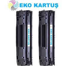 Eko Kartuş Hp CF283A / 83A Ekonomik  Avantajlı 2’li Paket