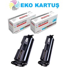 Eko Kartuş Hp Laserjet Pro M102A Hp CF217A(17A) Ekonomik  Avantajlı 2’li Paket  Muadil Toner,