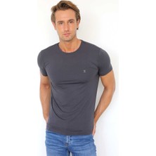 Dosxx Erkek Slim Fit 0 Yaka Bambu