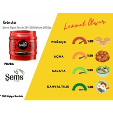 Şems Siyah Zeytin 2 Kg -291-320 Kalibre