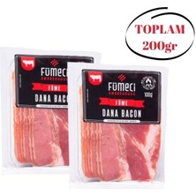 Fümeci Smokehouse Dana Bacon 100GR 2’li Doğal Odun Dumanı Ile Islenmiş