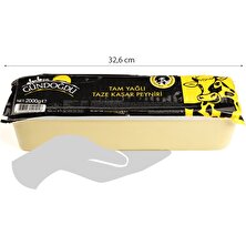 Gündoğdu Taze Kaşar Peynir 2 kg 3'lü