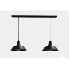Mylights  Retro  Rustik Vintage Ikili Masa Üstğ Sıralı  Avize  100CM Kasa