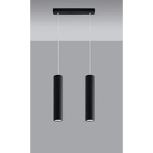 Mylights  Ikili LED Avize  Sıralı  Gün  Işığı LED Ampullü Kasa 30 cm