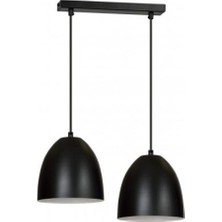 Mylights  Retro  Rustik  Vintage  Metal Sarkıt Sıralı  Ikili Masa Üstü Avize 30  cm Taban