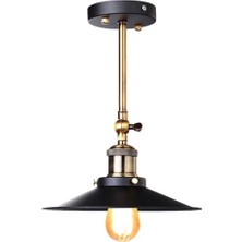 Mylights Retro  Metal Vintiga Mafsalı Hareketli Avize  Başlık En 22 cm