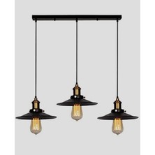 Mylights Retro Rustik  Metal Sarkıt Masa Üsüt Sıralı Avize