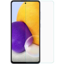 Samsung Galaxy A72 Ekran Koruyucu Kısa Temperli Sert Cam 9H Kırılmaz Cam Koruma Maxi