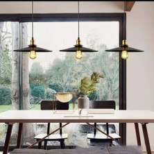 Mylights  Masa Üstü  Retro Metal Sarkıt Avize  Üçlü Sıralı   120CM En  En 40CM