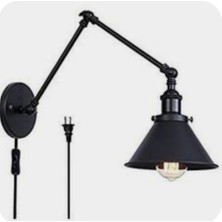 Mylights  Retro Rustik Anahtarlı Fişli Akrobatik Aplik