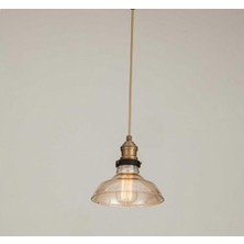 Mylights  Retro Bal Cam Tekli Rustik Avize 23 cm