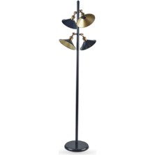 Mylights  Retro Mafsalı Dörtlü Hareketli Lambader Köşe Lambası